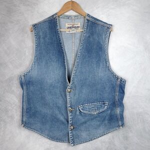 UNIONBAY Blue Denim Vest